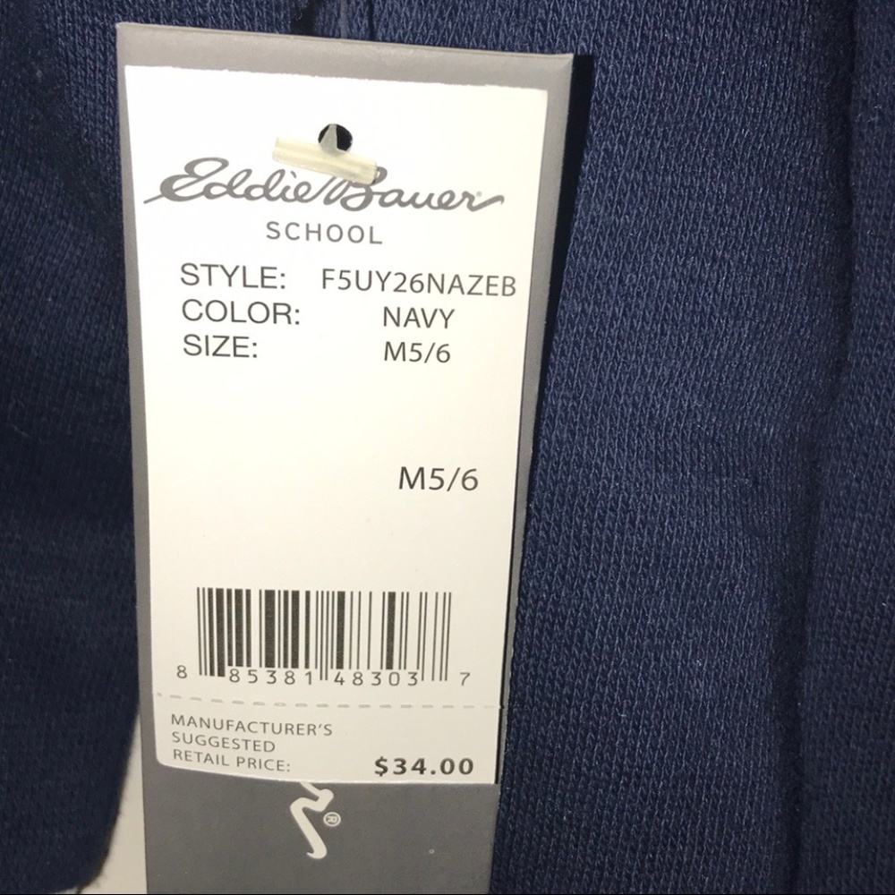 NWT Eddie Bauer School Zippered Hoodie Size M - Picture 6 of 8